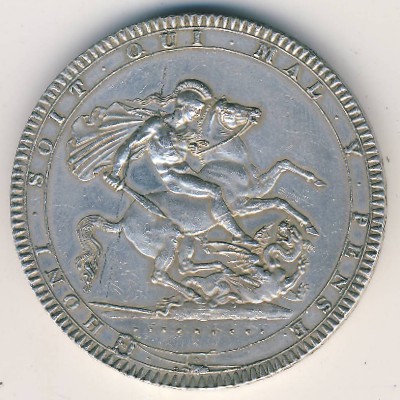 Великобритания, 1 крона (1818 г.)