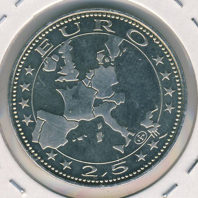 Europe., 2.5 euro, 1997
