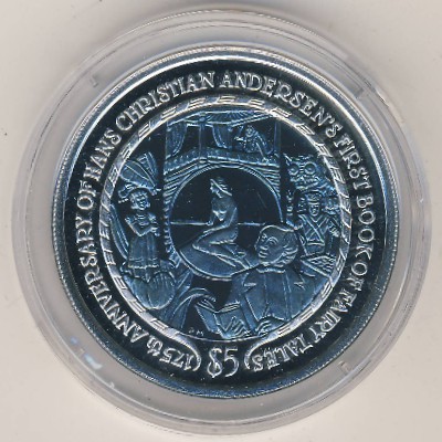 Виргинские острова, 5 долларов (2010 г.)