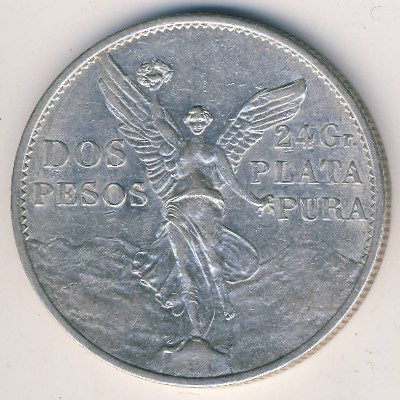 Мексика, 2 песо (1921 г.)