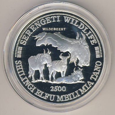 Tanzania, 2500 shilingi, 1998