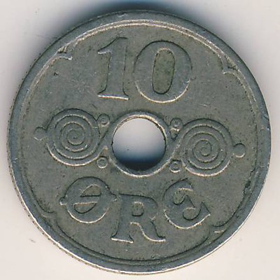 Дания, 10 эре (1934 г.)