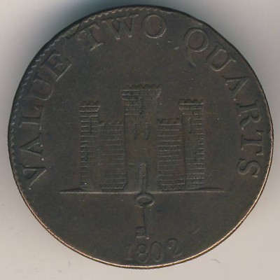 Гибралтар, 2 кварта (1802 г.)