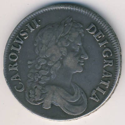 Великобритания, 1 крона (1672 г.)