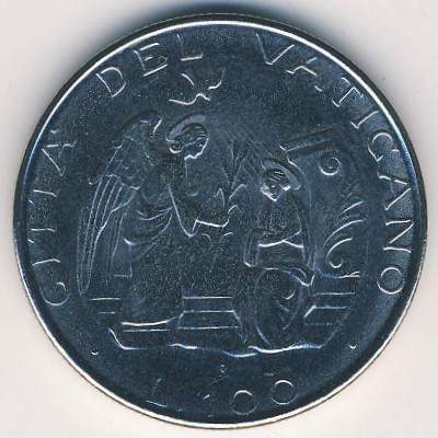 Ватикан, 100 лир (1987 г.)