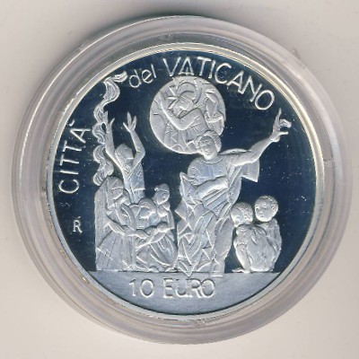 Ватикан, 10 евро (2002 г.)