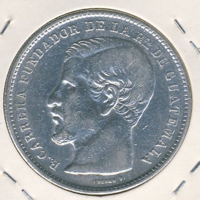 Гватемала, 1 песо (1869 г.)