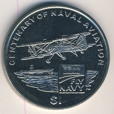 Виргинские острова, 1 доллар (2009 г.)