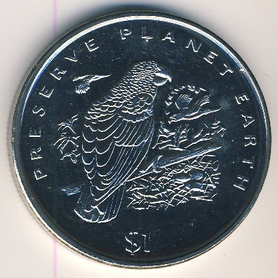 Либерия, 1 доллар (1996 г.)