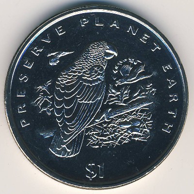Либерия, 1 доллар (1996 г.)