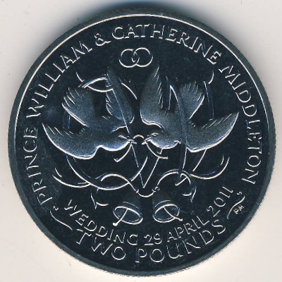 Остров Вознесения, 2 фунта (2011 г.)