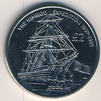 Южная Джорджия и Южные Сэндвичевы острова, 2 фунта (2009 г.)