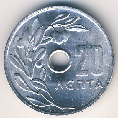 Греция, 20 лепт (1969 г.)