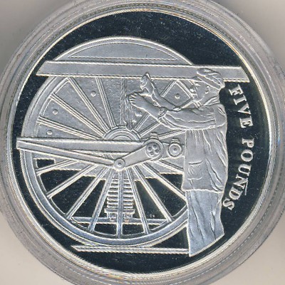 Олдерни, 5 фунтов (2004 г.)