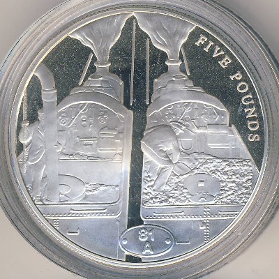 Гернси, 5 фунтов (2004 г.)