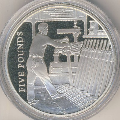 Гернси, 5 фунтов (2004 г.)