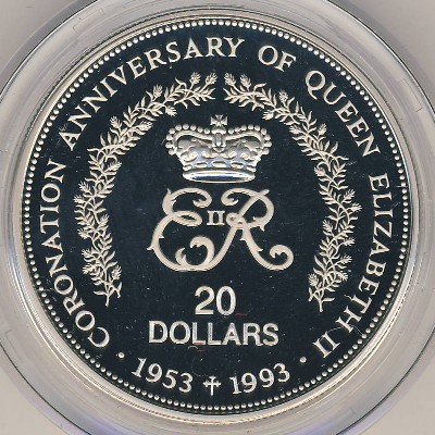 Ниуэ, 20 долларов (1993 г.)