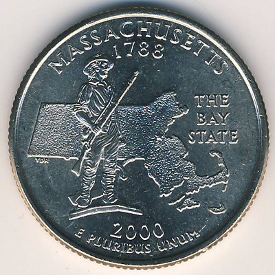 США, 1/4 доллара (2000 г.)