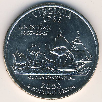 США, 1/4 доллара (2000 г.)