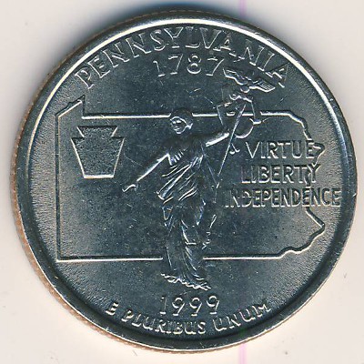 США, 1/4 доллара (1999 г.)