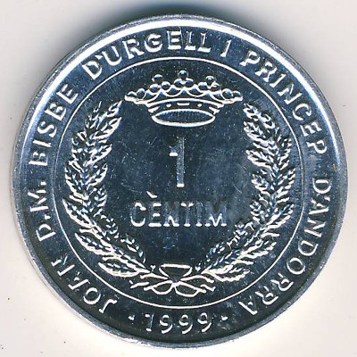 Андорра, 1 сентим (1999 г.)