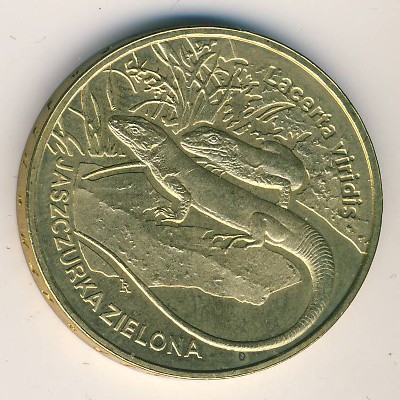 Польша, 2 злотых (2009 г.)