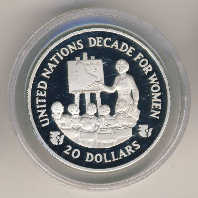 Барбадос, 20 долларов (1985 г.)