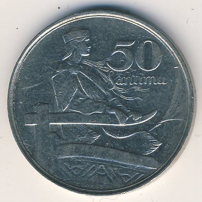 Латвия, 50 сантим (1922 г.)