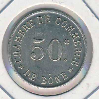 Algeria, 50 centimes, 1915