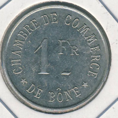 Algeria, 1 franc, 1915