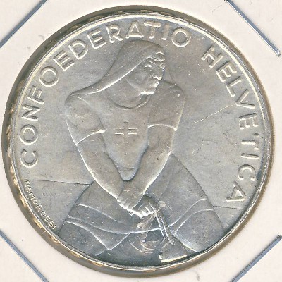 Швейцария, 5 франков (1939 г.)