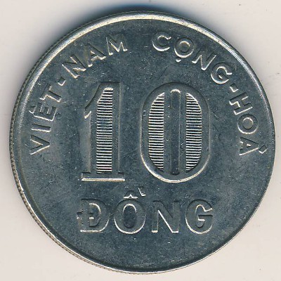 Vietnam, 10 dong, 1968–1970