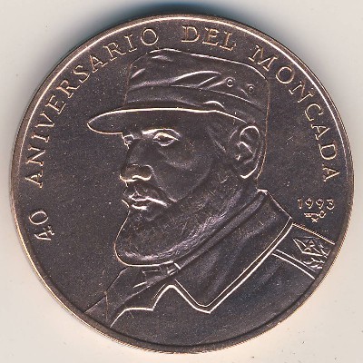 Куба, 1 песо (1993 г.)