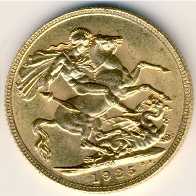 Великобритания, 1 соверен (1925 г.)