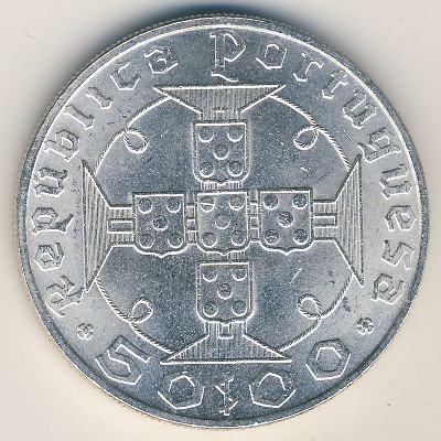 Sao Tome and Principe, 50 escudos, 1970
