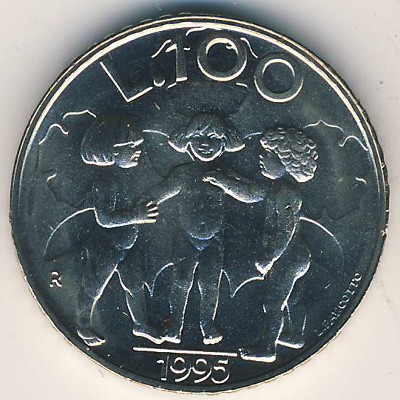 Сан-Марино, 100 лир (1995 г.)