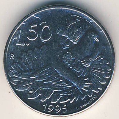 Сан-Марино, 50 лир (1995 г.)