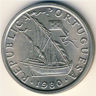 Portugal, 5 escudos, 1963–1986