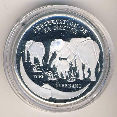 Congo-Brazzaville, 1000 francs, 1993
