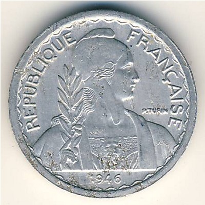 French Indo China, 5 cents, 1946