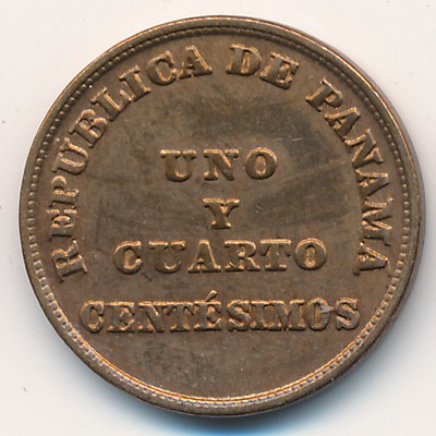 Panama, 1 1/4 centesimo, 1940