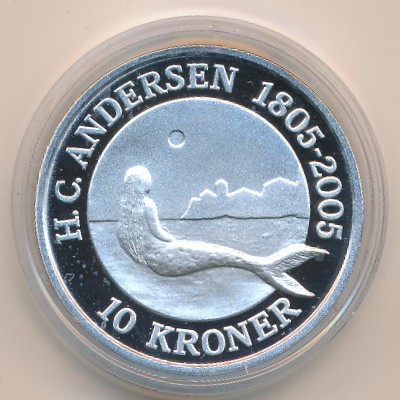 Denmark, 10 kroner, 2005
