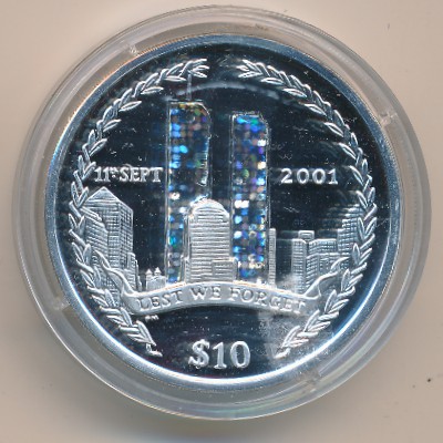Virgin Islands, 10 dollars, 2002