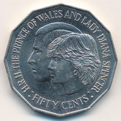 Australia, 50 cents, 1981