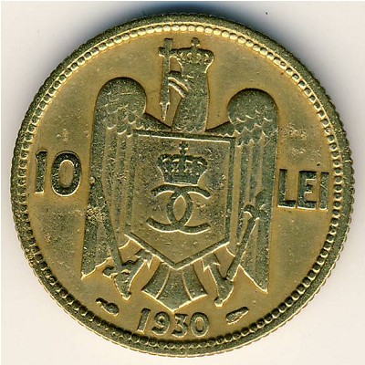 Romania, 10 lei, 1930
