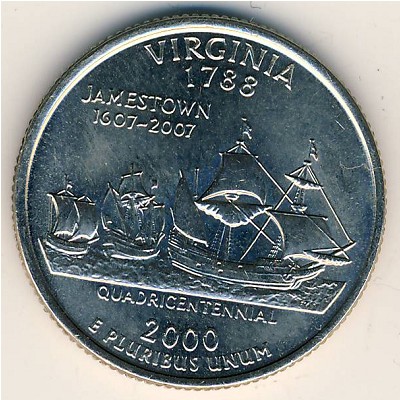 США, 1/4 доллара (2000 г.)