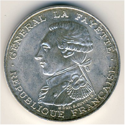 France, 100 francs, 1987