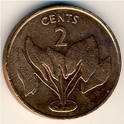 Кирибати, 2 цента (1979–1992 г.)
