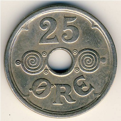 Denmark, 25 ore, 1929–1947