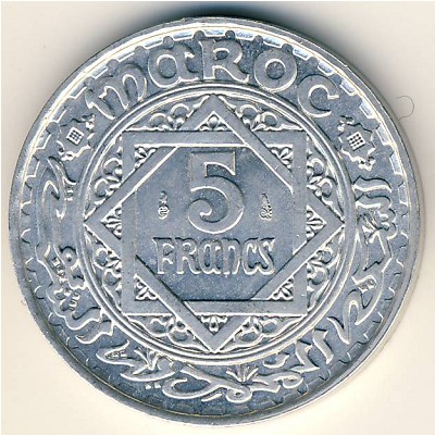 Марокко, 5 франков (1951 г.)